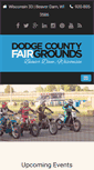 Mobile Screenshot of dodgecountyfairgrounds.com