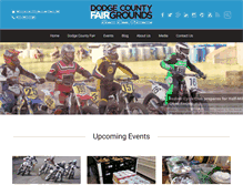 Tablet Screenshot of dodgecountyfairgrounds.com